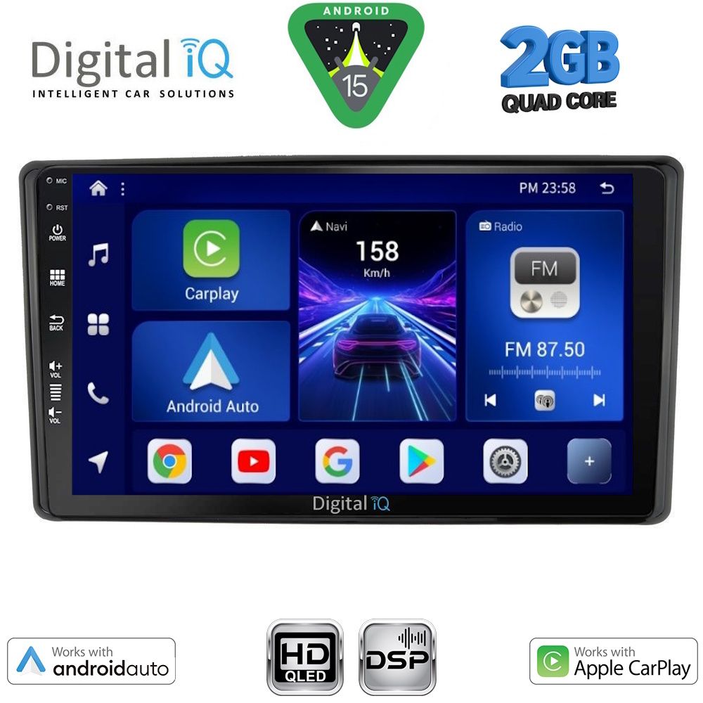 DIGITAL IQ BXC 3701_CPAA (10inc) MULTIMEDIA TABLET for TOYOTA RAIZE mod. 2020-2026