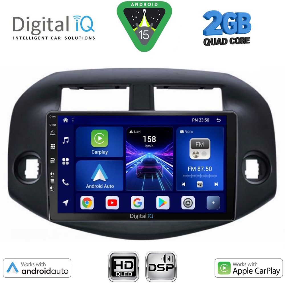DIGITAL IQ BXC 3732_CPAA (10inc) MULTIMEDIA TABLET for TOYOTA RAV 4 mod. 2006-2012