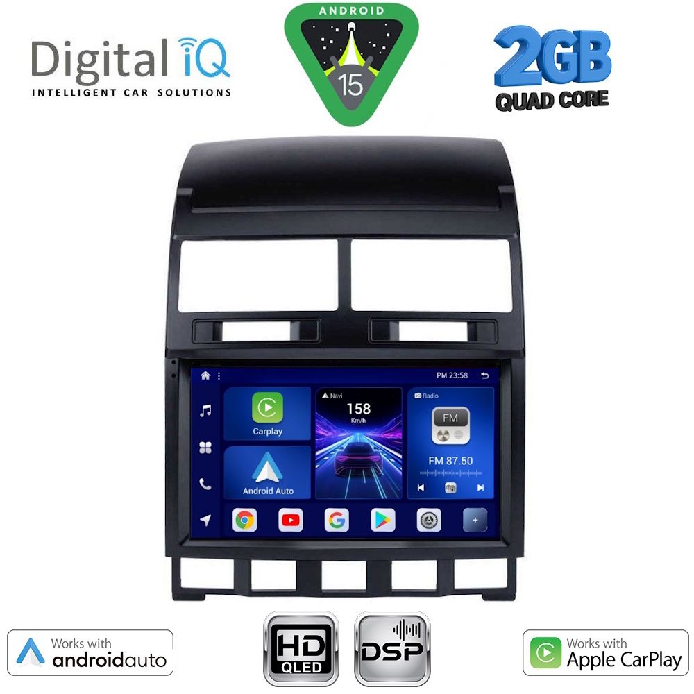DIGITAL IQ BXC 3765_CPAA (9inc) MULTIMEDIA TABLET for VW TOUAREG mod. 2003-2011