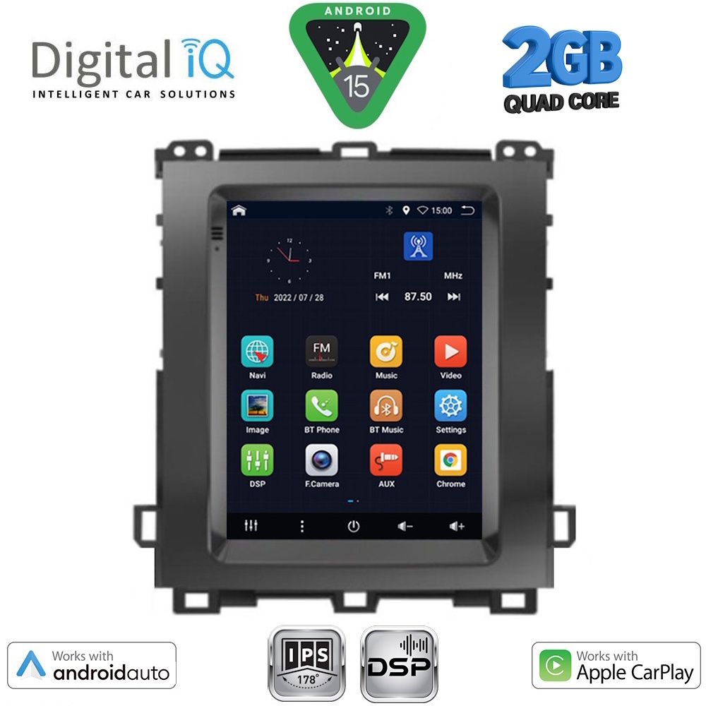 DIGITAL IQ BXC 3982_CPAA (TESLA) MULTIMEDIA for TOYOTA LANDCRUISER mod. 2003-2009