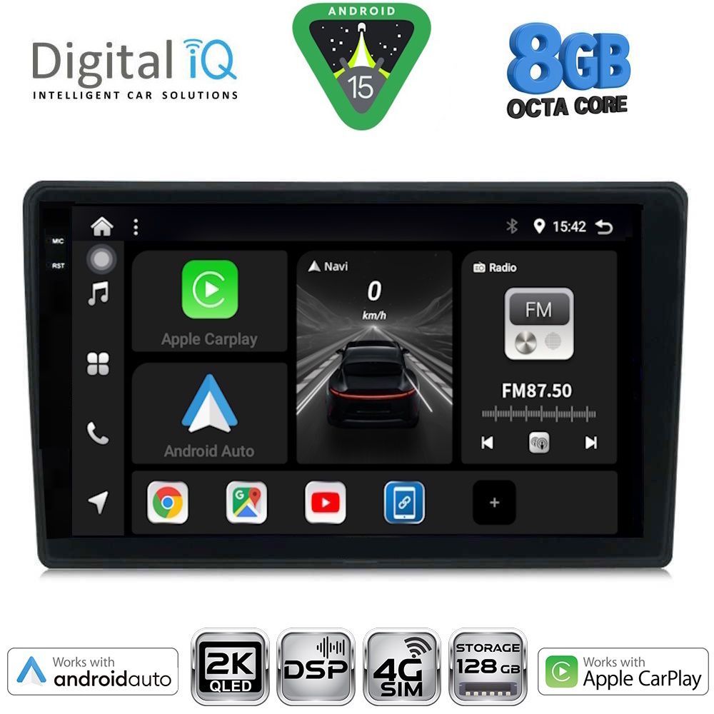 DIGITAL IQ BXF 11020_CPAA (9inc) MULTIMEDIA TABLET for ALFA ROMEO 159 – SPIDER – BRERA mod. 2004-2012