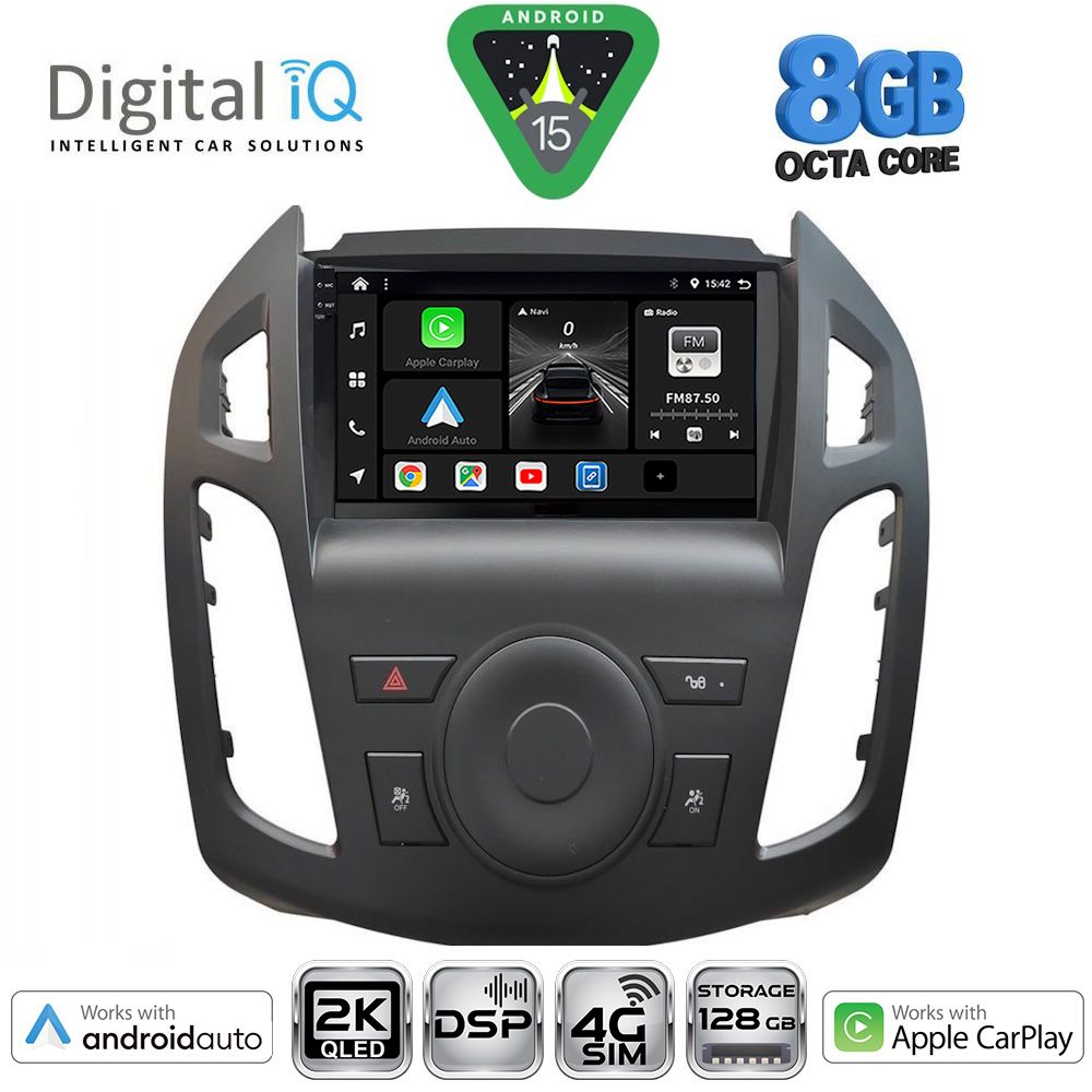 DIGITAL IQ BXF 11176_CPAA (9inc) MULTIMEDIA TABLET for FORD TRANSIT CONNECT mod. 2013-2018