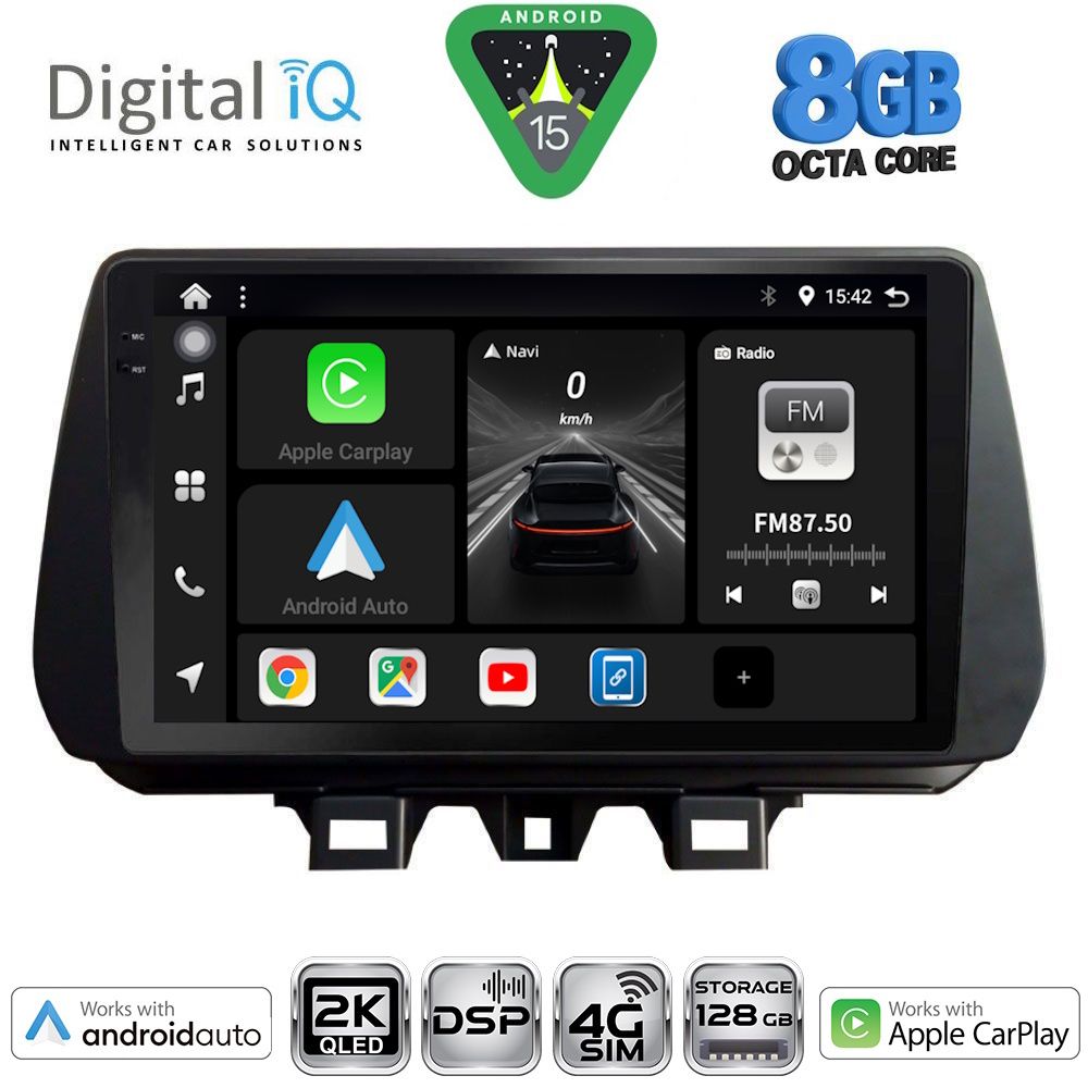 DIGITAL IQ BXF 11244_CPAA (9inc) MULTIMEDIA TABLET for HYUNDAI TUCSON mod. 2019-2023
