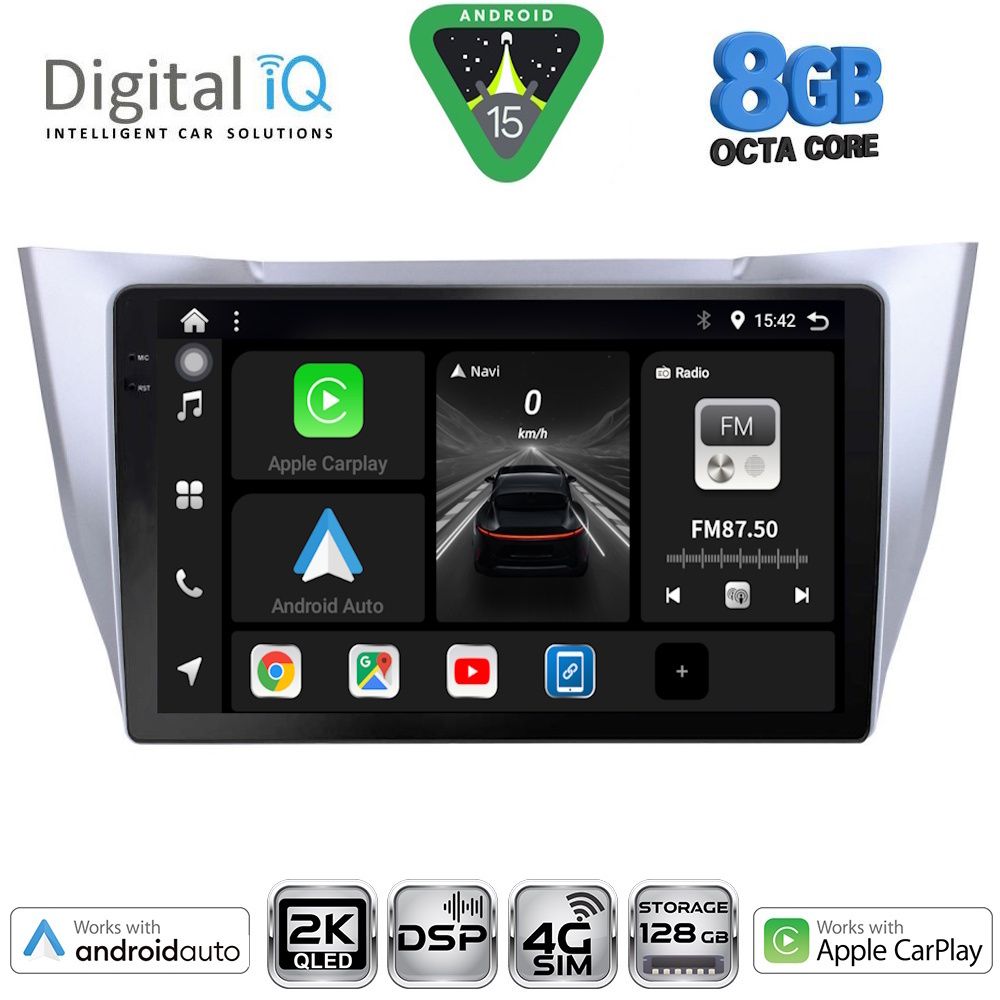DIGITAL IQ BXF 11345SL_CPAA (10inc) MULTIMEDIA TABLET for LEXUS RX 300 – 400 mod. 2003-2008