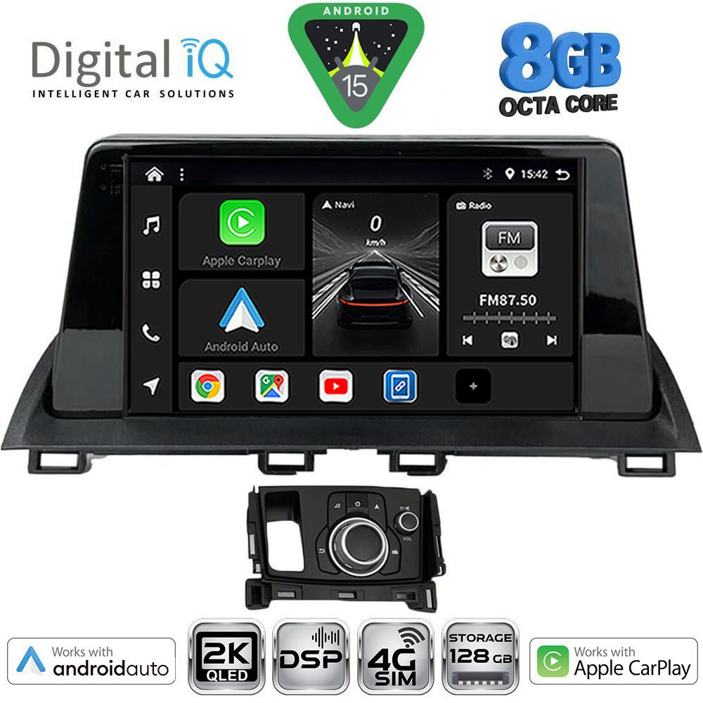 DIGITAL IQ BXF 11386_CPAA (9inc) MULTIMEDIA TABLET for MAZDA  CX4 mod. 2016-2025