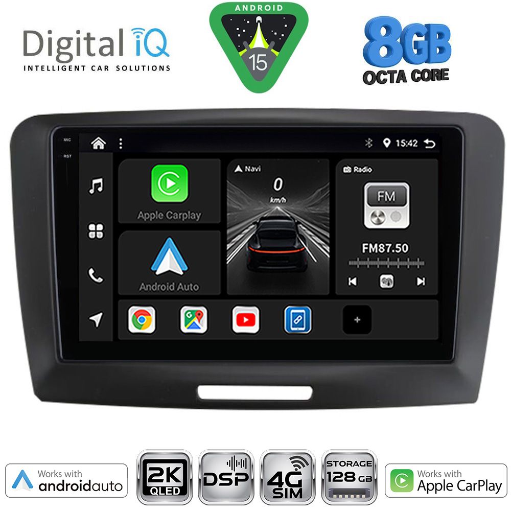 DIGITAL IQ BXF 11604A_CPAA (9inc) MULTIMEDIA TABLET for SKODA SUPERB mod. 2008-2015