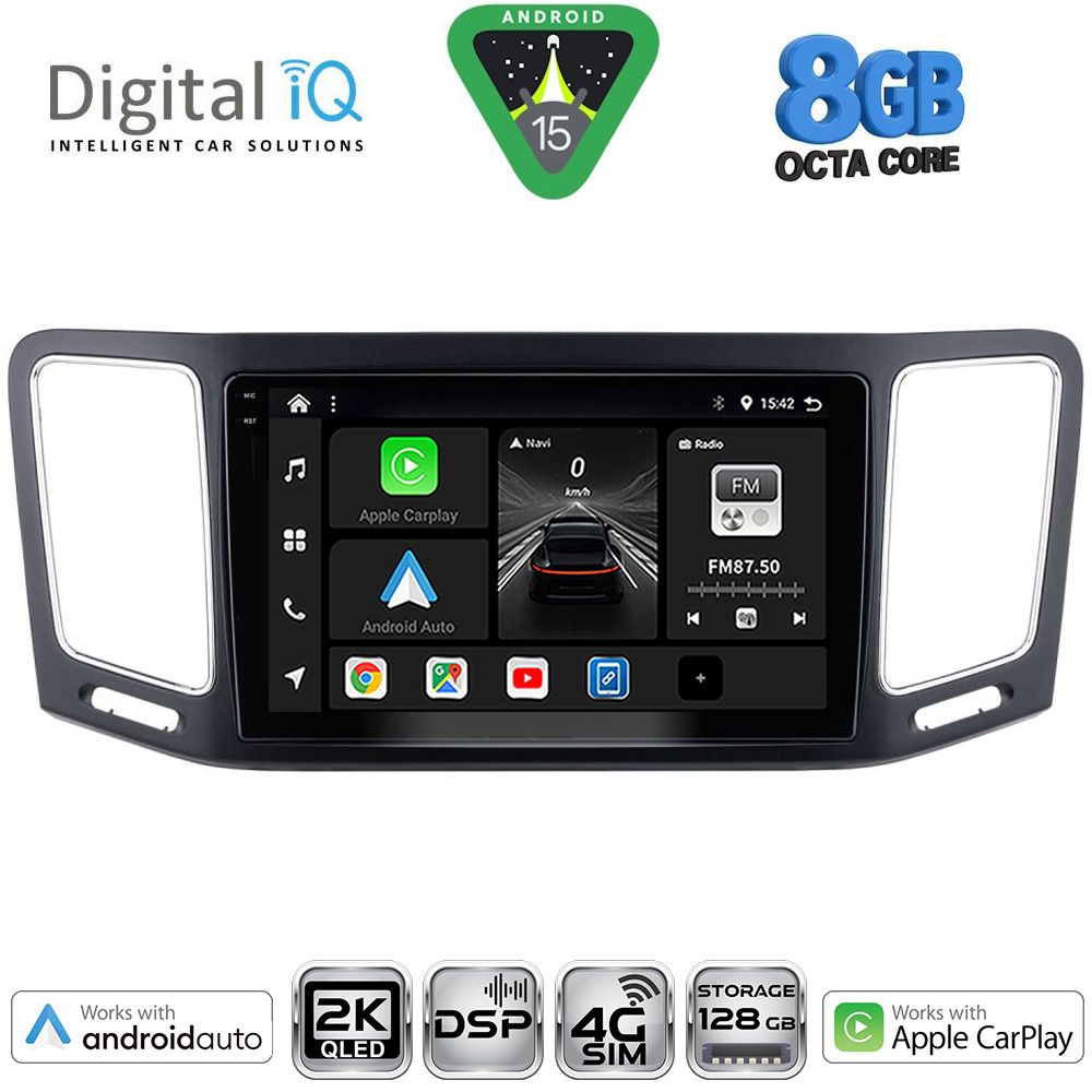 DIGITAL IQ BXF 11790_CPAA (9inc) MULTIMEDIA TABLET for VW SHARAN mod. 2011-2023