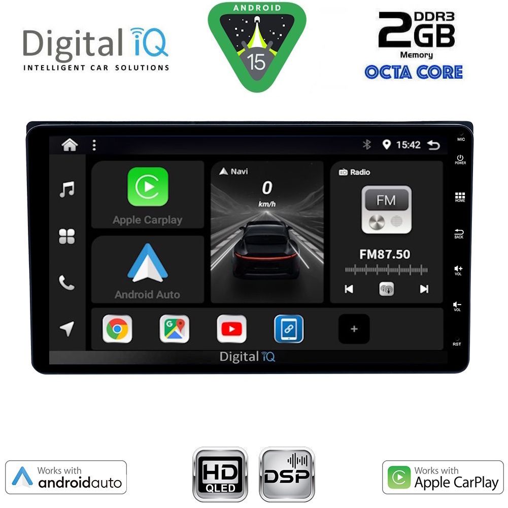 DIGITAL IQ BXF 563_CPAA (9'' DECK) MULTIMEDIA SYSTEM for TOYOTA ALL mod. 2019-2026 (230mm)