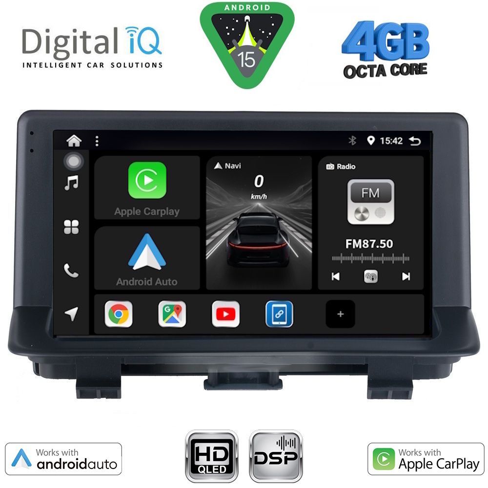 DIGITAL IQ BXF 6013_CPAA (9inc) MULTIMEDIA TABLET for AUDI Q3 mod. 2013-2018 (Low Version)