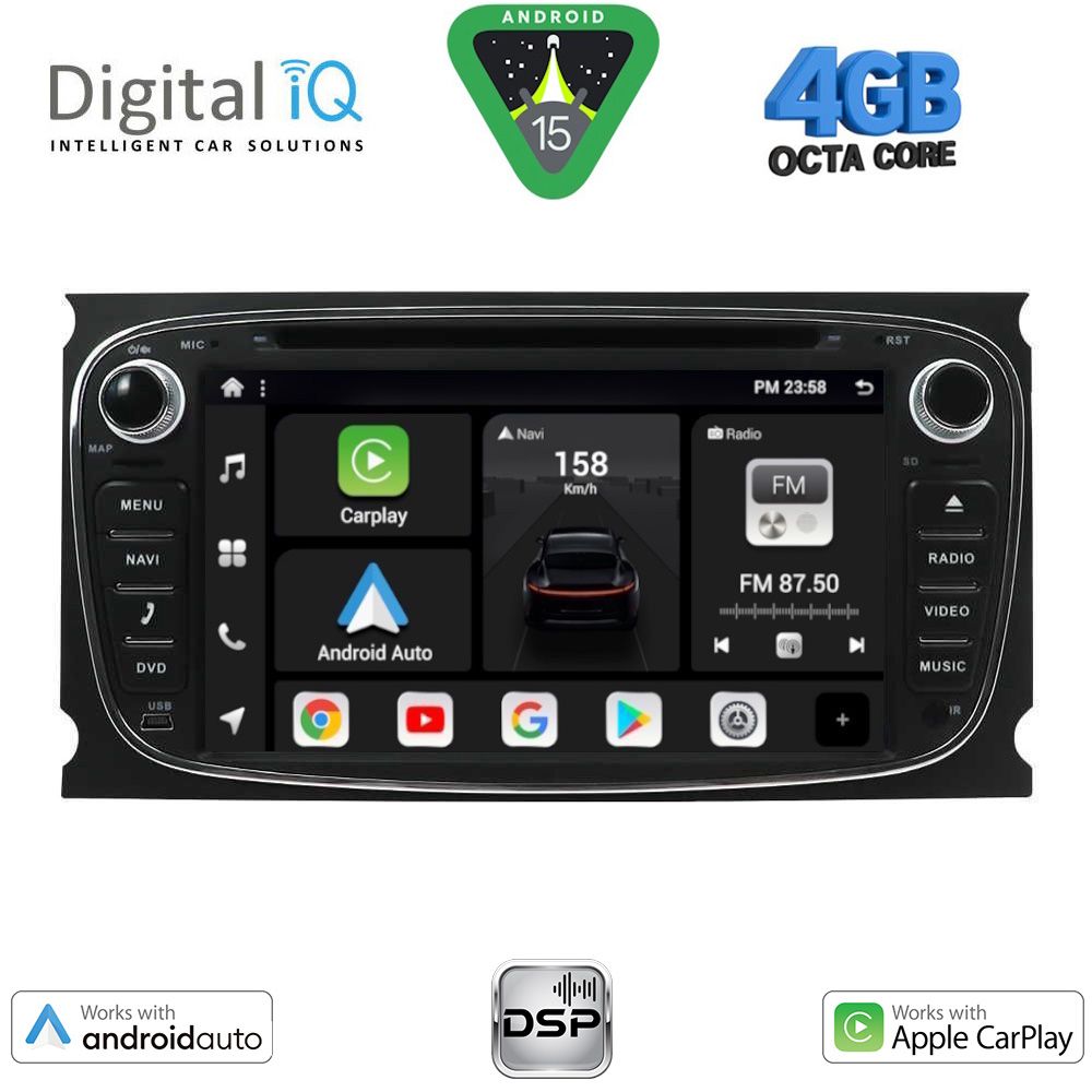 DIGITAL IQ BXF 603B_CPAA (7" DVD) MULTIMEDIA SYSTEM for FORD mod. 2007-2011