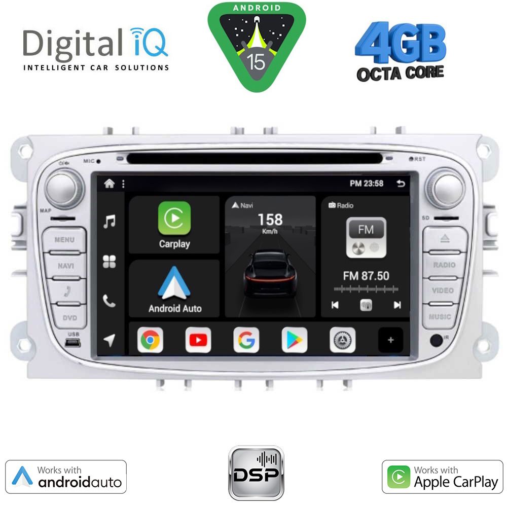 DIGITAL IQ BXF 603S_CPAA (7" DVD) MULTIMEDIA SYSTEM for FORD mod. 2007-2011