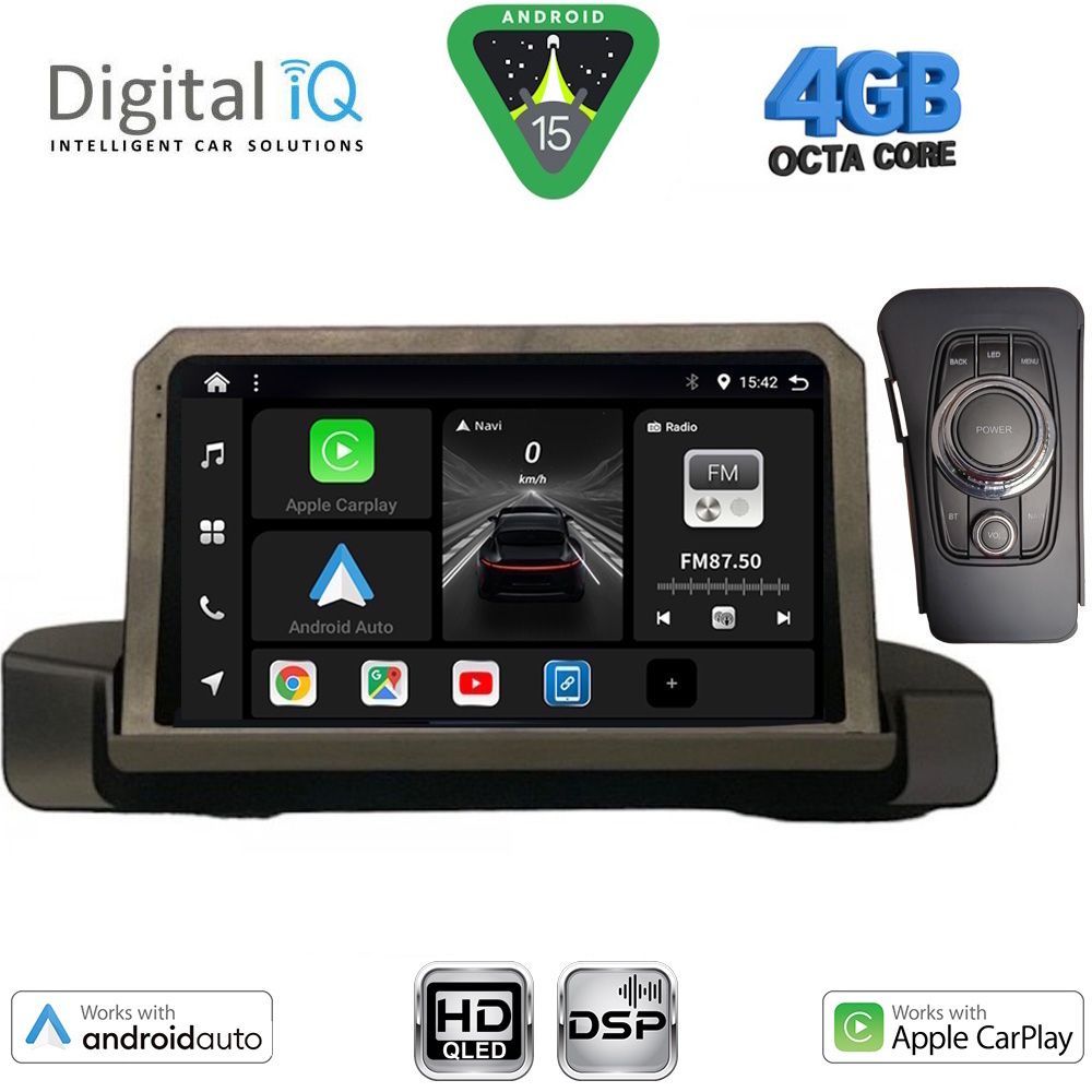 DIGITAL IQ BXF 6044_CPAA (9inc) MULTIMEDIA TABLET for BMW S.3 (E90-91-92) mod. 2005-2012
