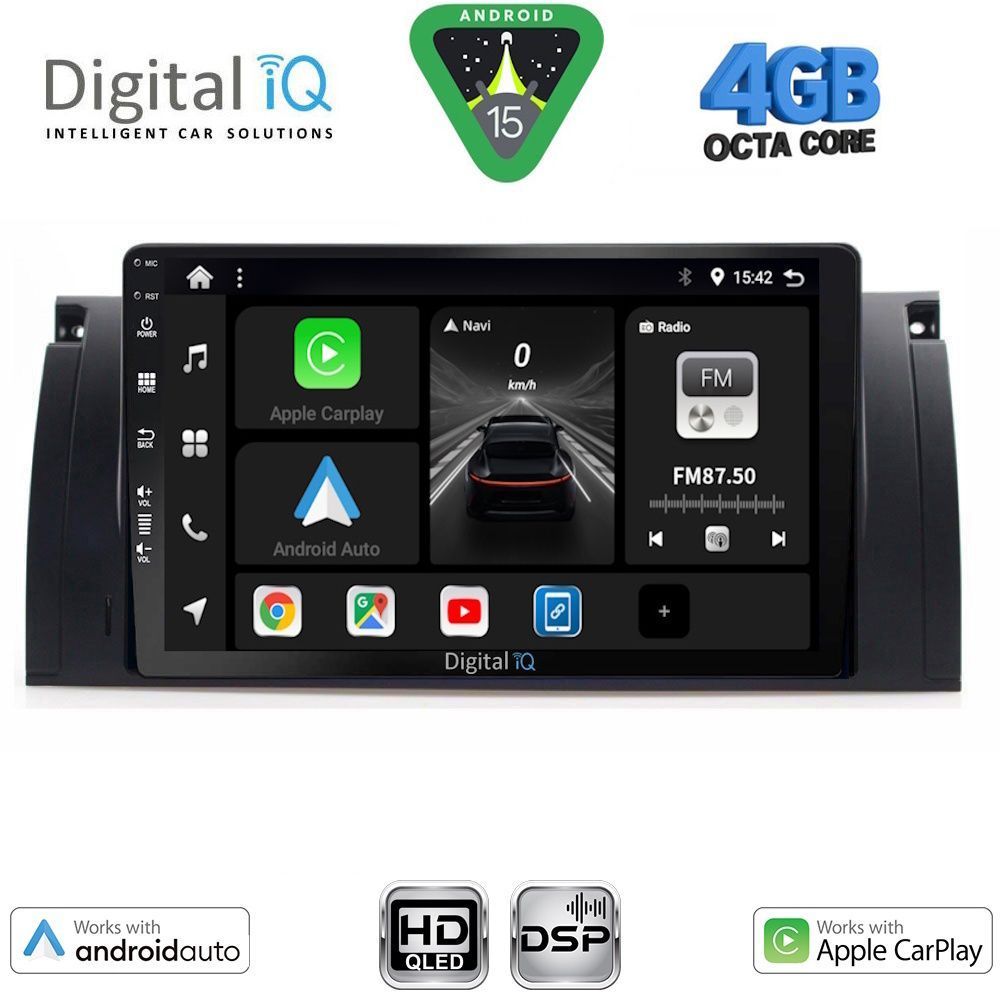 DIGITAL IQ BXF 6045_CPAA (9inc) MULTIMEDIA TABLET for BMW Series 5 (E39) mod. 1997-2005 | X5 (E53) mod. 1999-2006