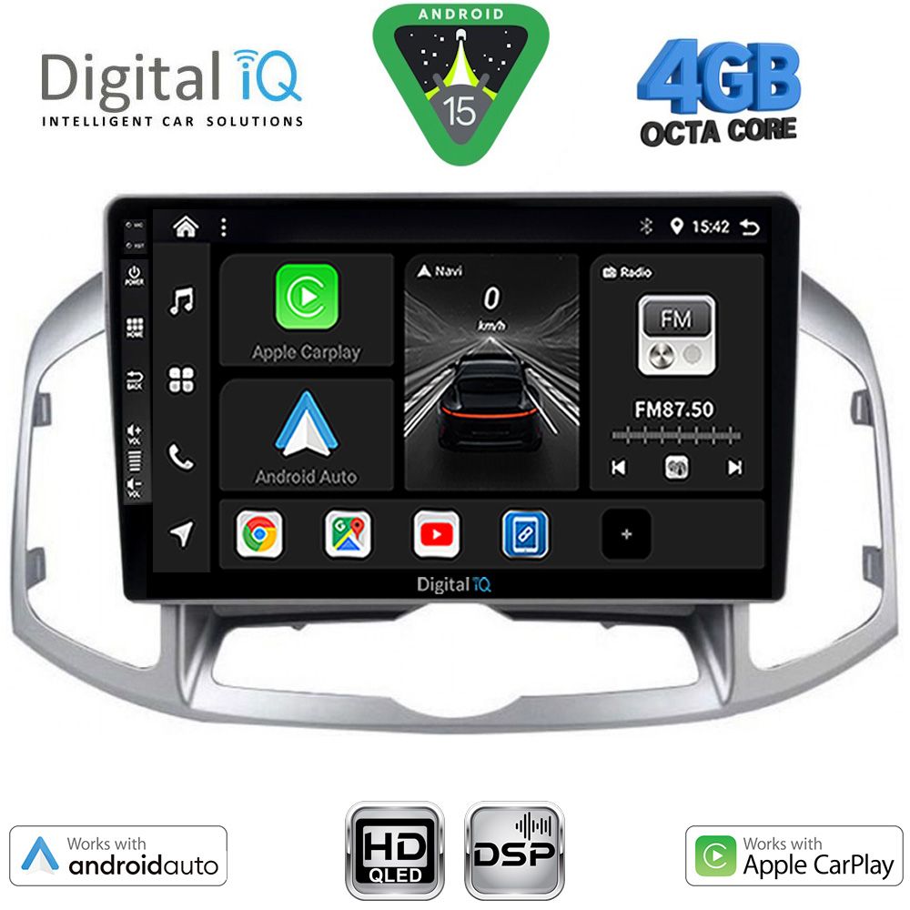 DIGITAL IQ BXF 6071_CPAA (10inc) MULTIMEDIA for CHEVROLET CAPTIVA mod. 2012-2018