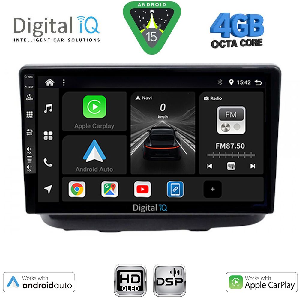 DIGITAL IQ BXF 6135_CPAA (10inc) MULTIMEDIA TABLET for FIAT DOBLO mod. 2002-2009