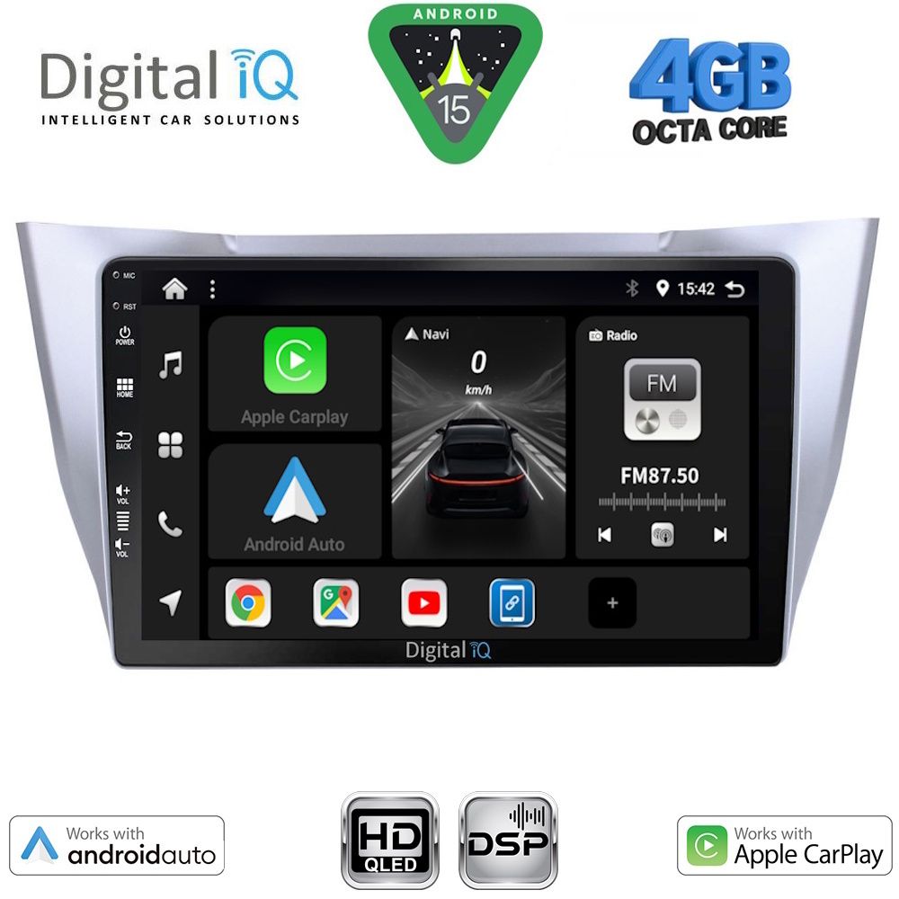 DIGITAL IQ BXF 6345SL_CPAA (10inc) MULTIMEDIA TABLET for LEXUS RX 300 – 400 mod. 2003-2008
