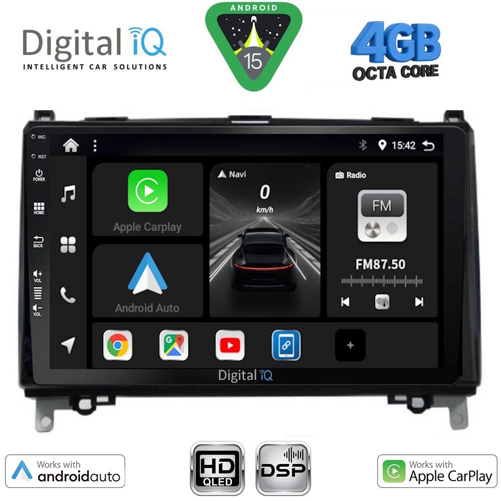DIGITAL IQ BXF 6400_CPAA (9inc) MULTIMEDIA TABLET for MERCEDES A – B -SPRINTER – VITO mod. 2007-2019