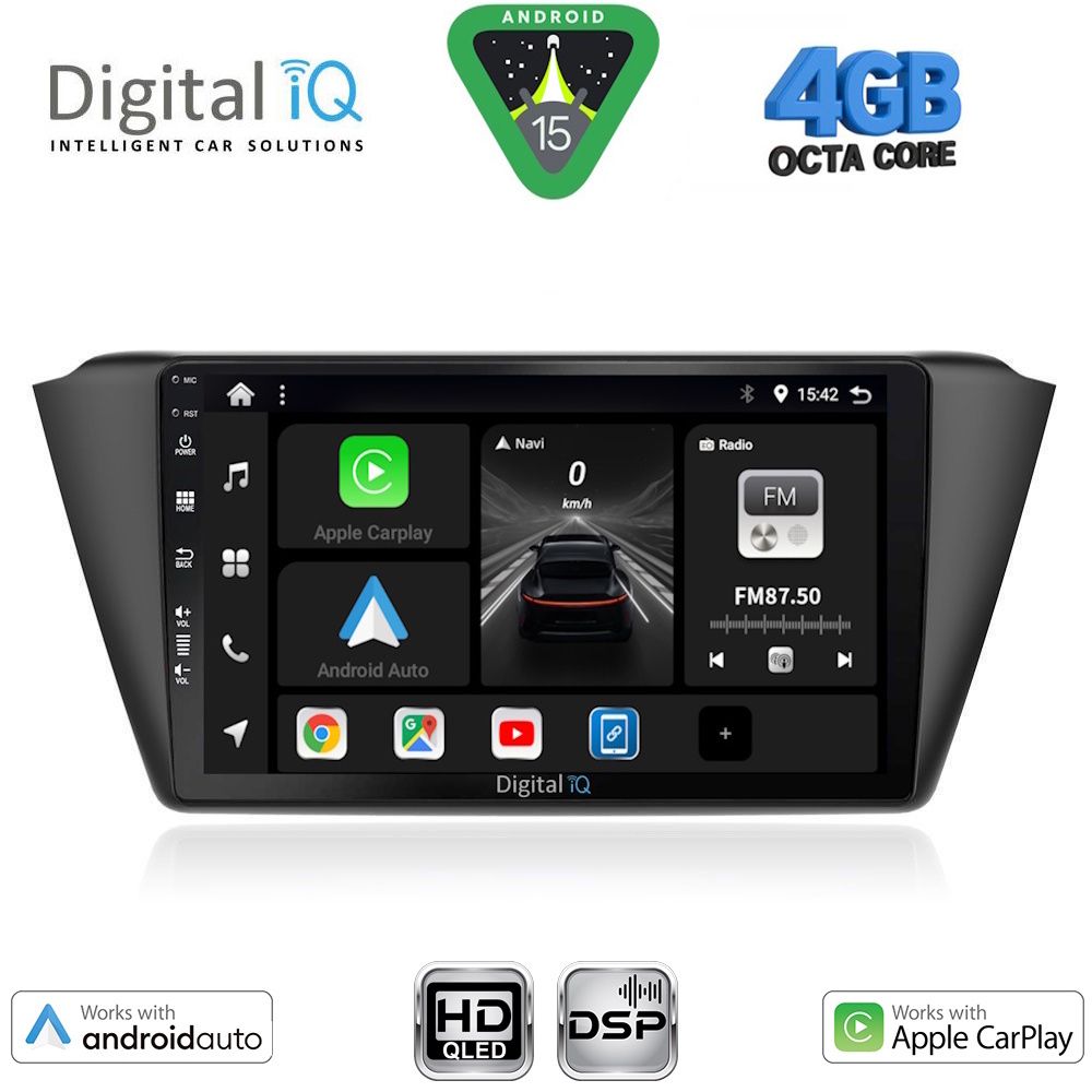 DIGITAL IQ BXF 6582_CPAA (9inc) MULTIMEDIA TABLET for SKODA FABIA mod. 2015-2022