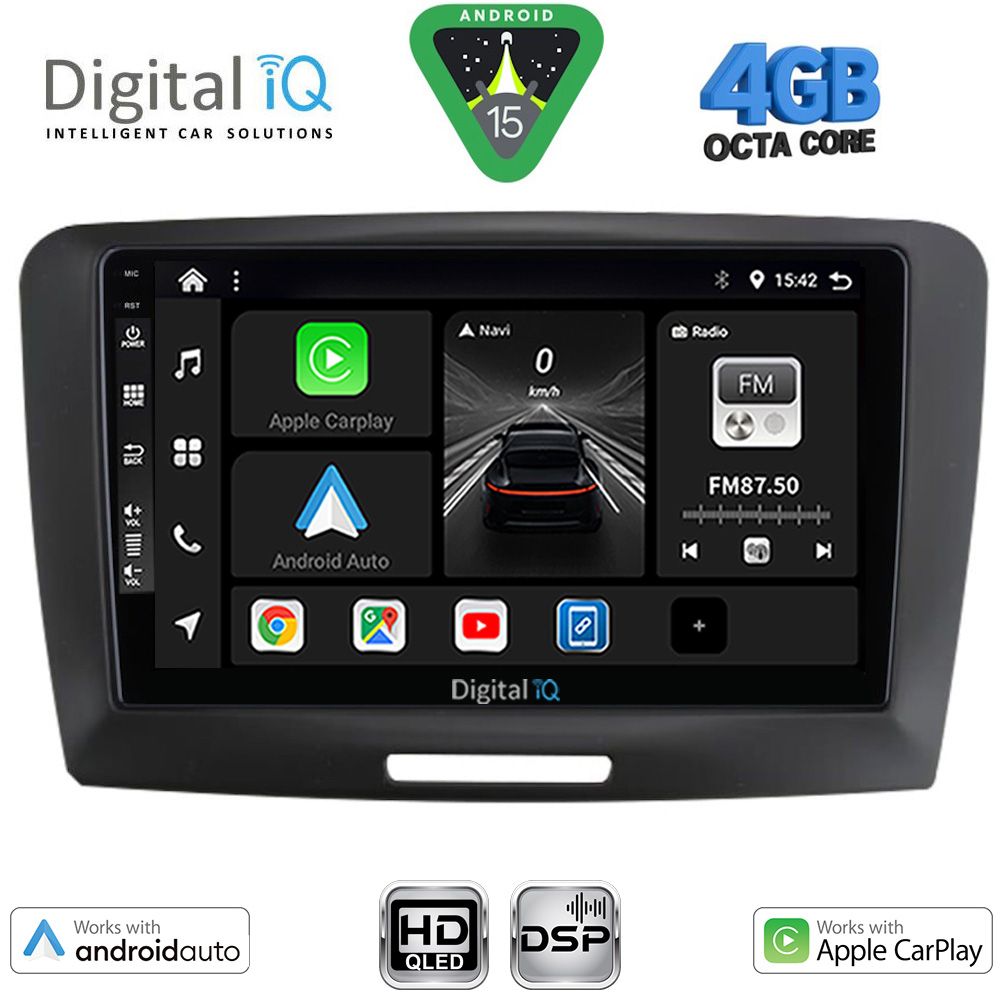DIGITAL IQ BXF 6604A_CPAA (9inc) MULTIMEDIA TABLET for SKODA SUPERB mod. 2008-2015