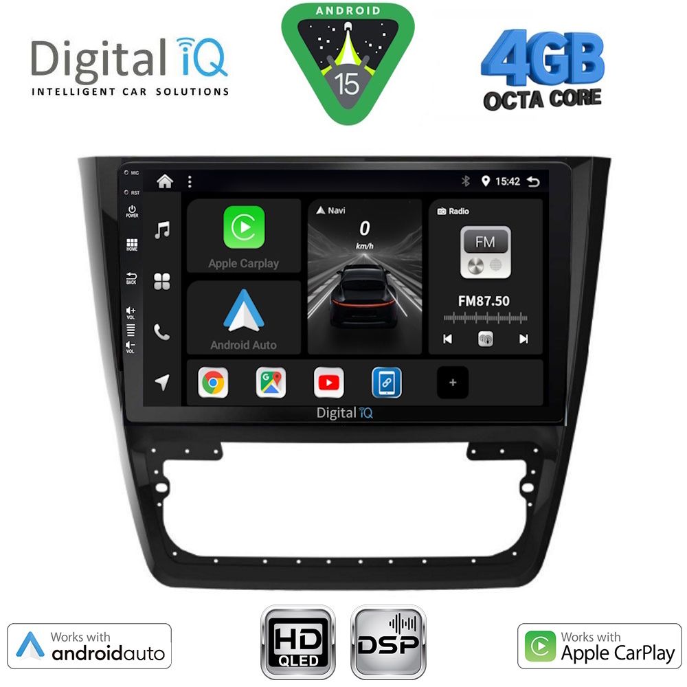 DIGITAL IQ BXF 6610_CPAA (10inc) MULTIMEDIA TABLET for SKODA YETI mod. 2014-2018