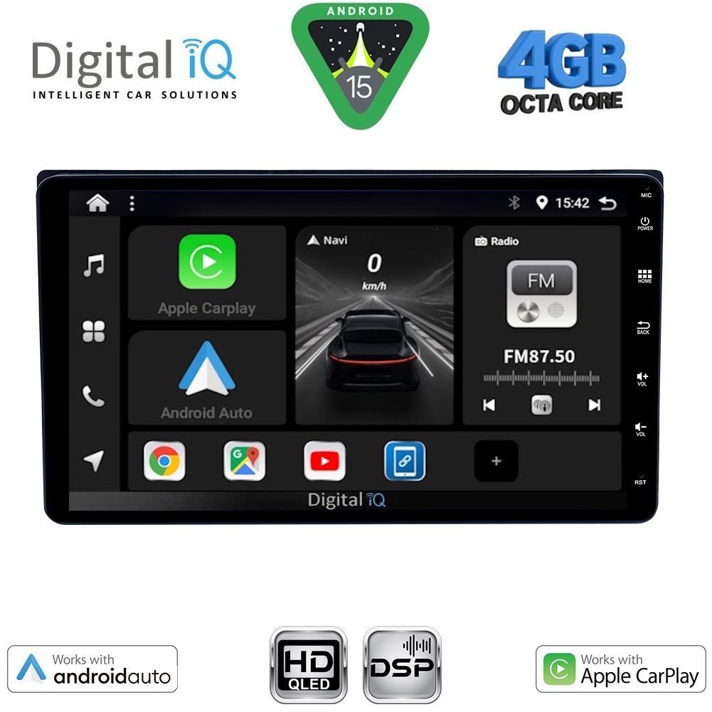 DIGITAL IQ BXF 663_CPAA (9'' DECK) MULTIMEDIA SYSTEM for TOYOTA ALL mod. 2019-2026 (230mm)