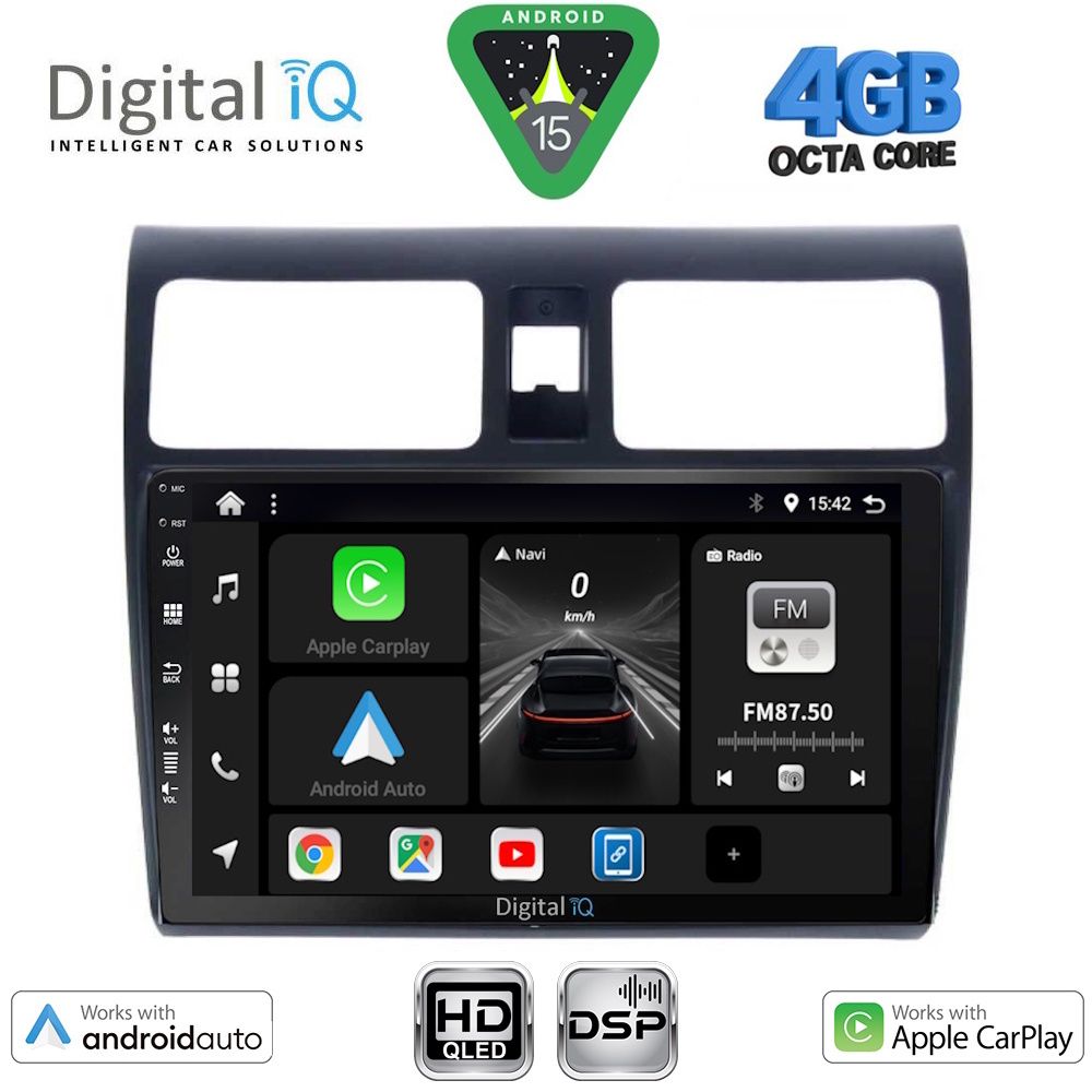 DIGITAL IQ BXF 6684_CPAA (10inc) MULTIMEDIA TABLET for SUZUKI SWIFT mod. 2005-2011