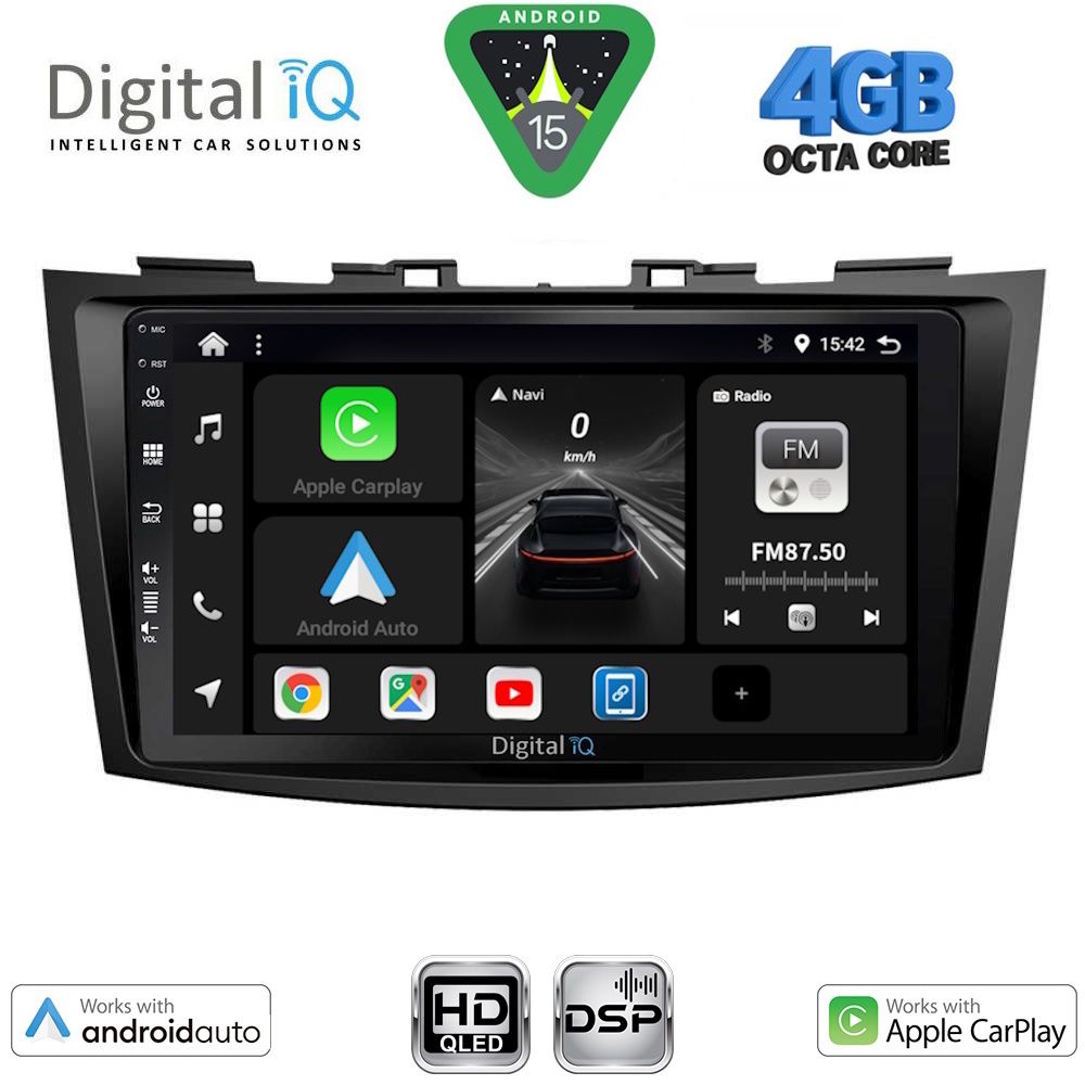 DIGITAL IQ BXF 6685_CPAA (9inc) MULTIMEDIA TABLET for SUZUKI SWIFT mod. 2011-2016