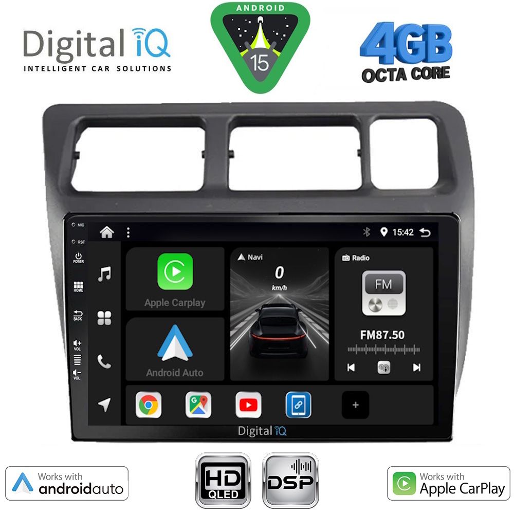 DIGITAL IQ BXF 6710_CPAA (9inc) MULTIMEDIA TABLET for TOYOTA COROLLA mod. 1992-1997