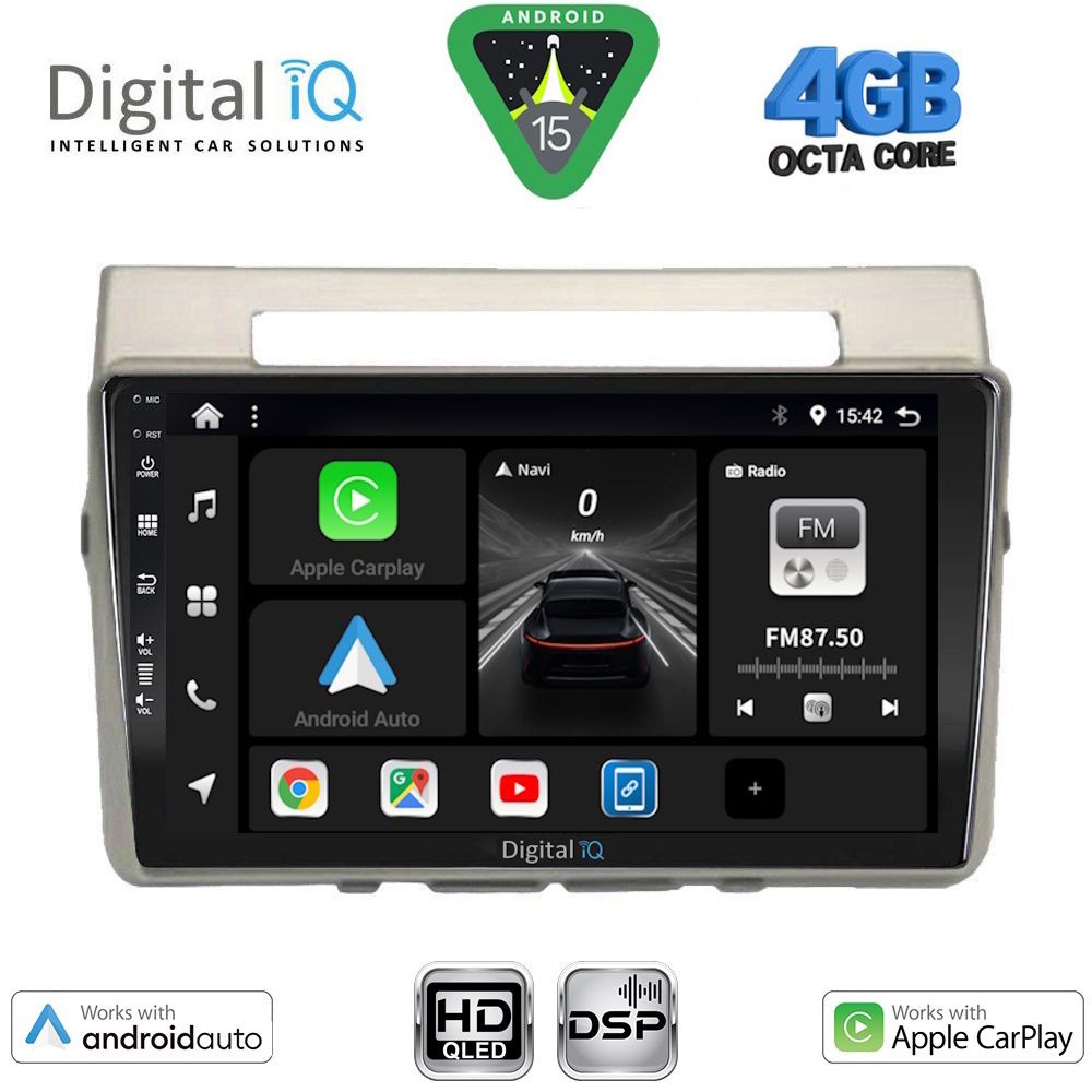 DIGITAL IQ BXF 6711B_CPAA (9inc) MULTIMEDIA TABLET for TOYOTA COROLLA VERSO mod. 2004-2009