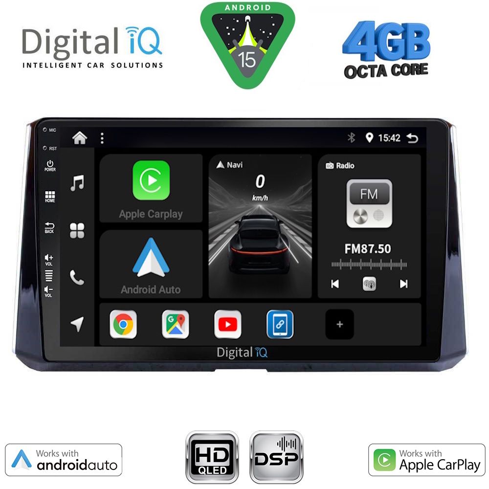 DIGITAL IQ BXF 6716_CPAA (10inc) MULTIMEDIA TABLET for TOYOTA COROLLA mod. 2019-2026