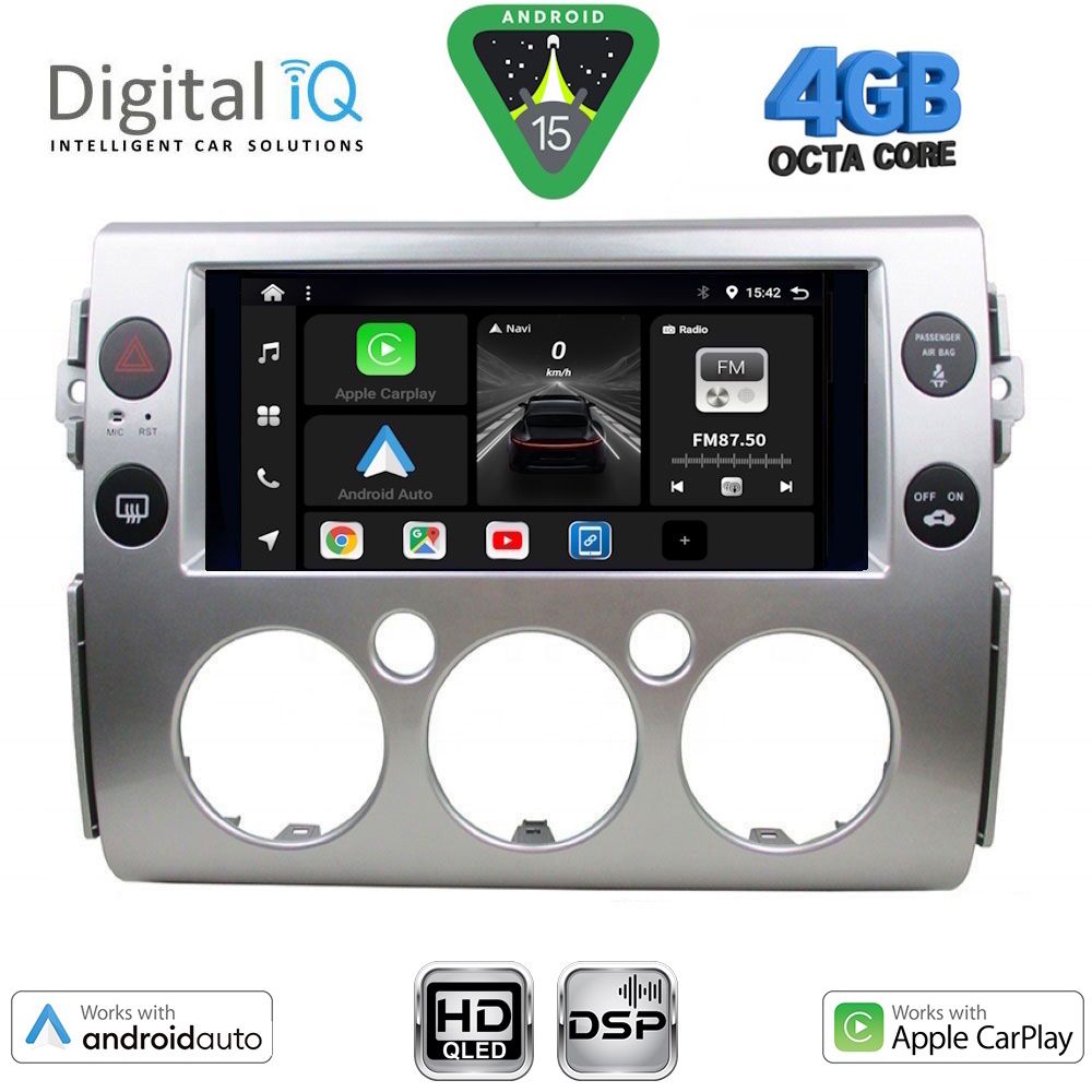 DIGITAL IQ BXF 6717_CPAA (9inc) MULTIMEDIA TABLET for TOYOTA FJ CRUISER mod. 2007-2013