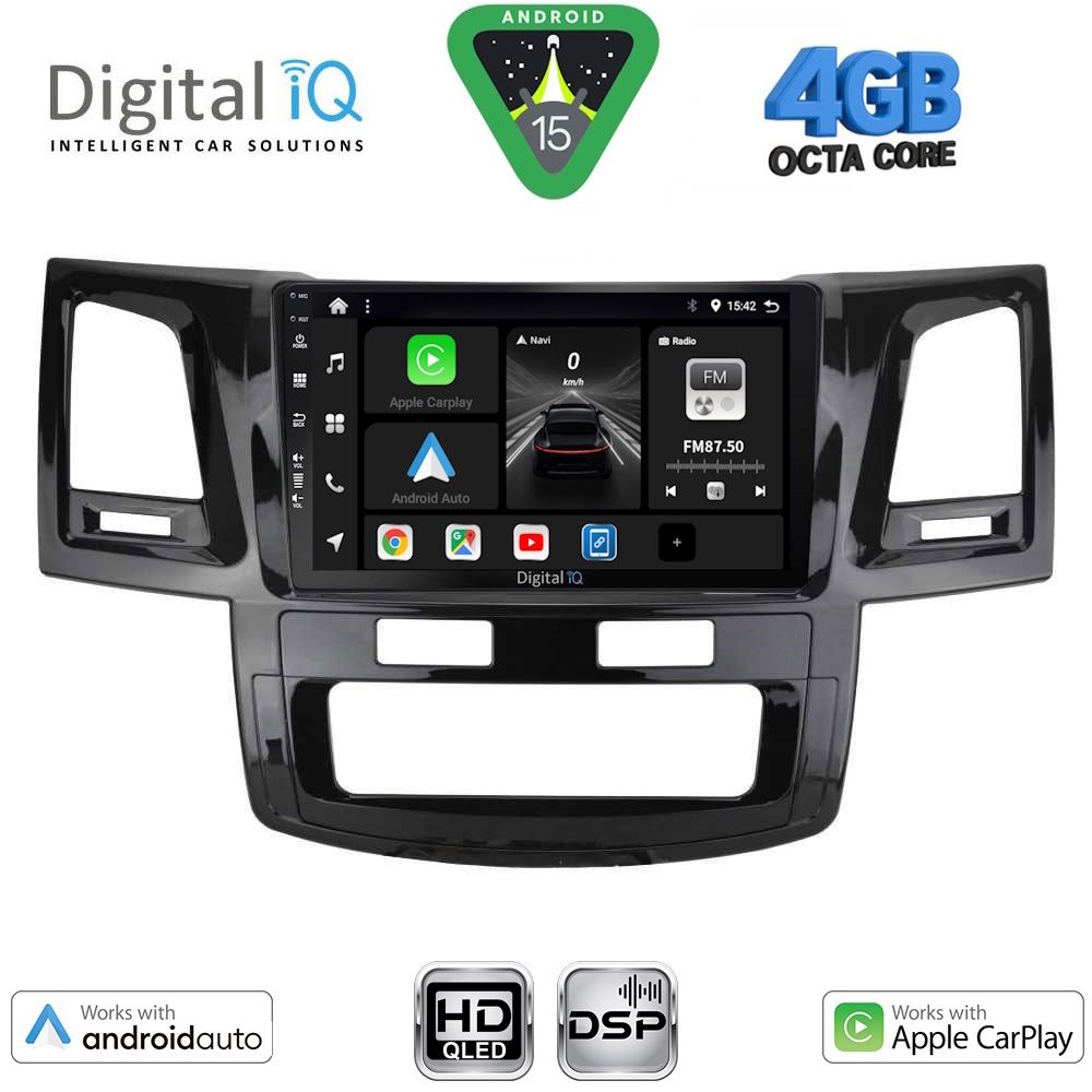 DIGITAL IQ BXF 6720_CPAA (9inc) MULTIMEDIA TABLET for TOYOTA HILUX mod. 2005-2016