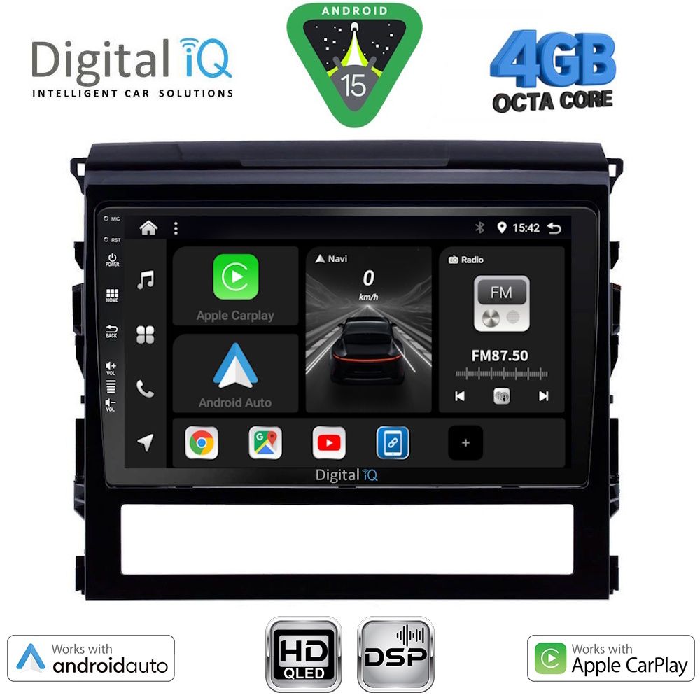 DIGITAL IQ BXF 6725_CPAA (9inc) MULTIMEDIA TABLET for TOYOTA LANDCRUISER mod. 2016-2019