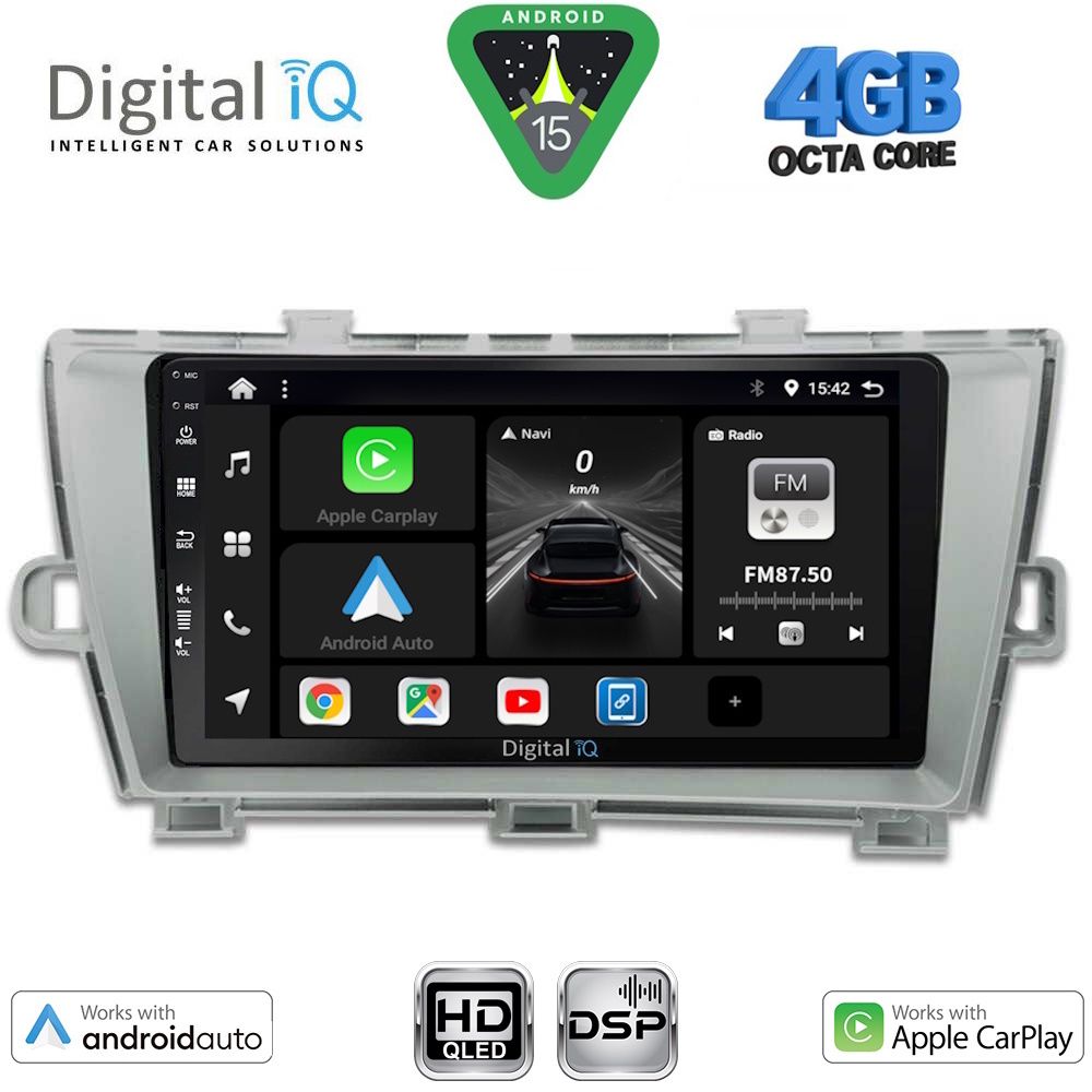 DIGITAL IQ BXF 6726_CPAA (9inc) MULTIMEDIA TABLET for TOYOTA PRIUS mod. 2009-2015