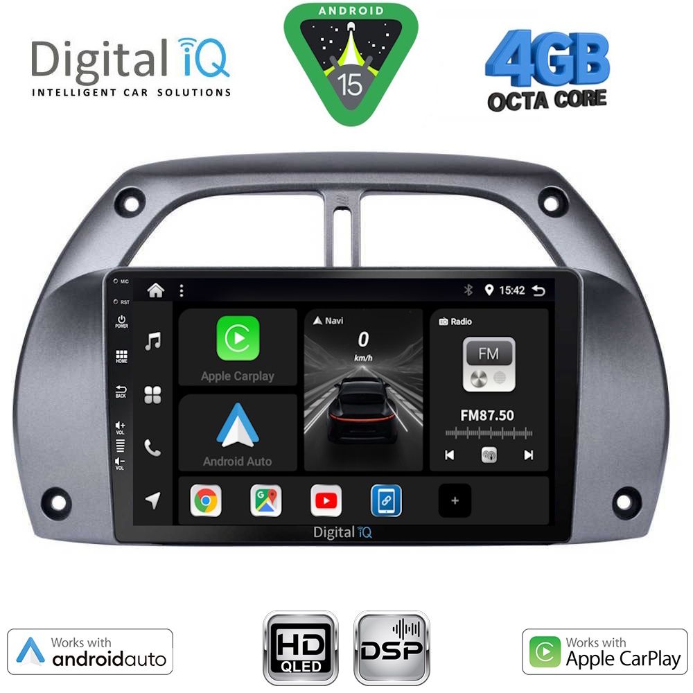 DIGITAL IQ BXF 6730_CPAA A/C (9inc) MULTIMEDIA TABLET for TOYOTA RAV 4 mod. 2000-2006