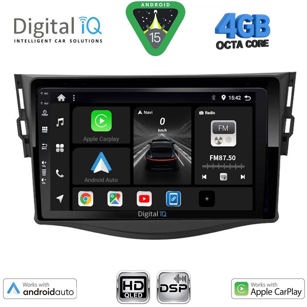 DIGITAL IQ BXF 6731_CPAA (9inc) MULTIMEDIA TABLET for TOYOTA RAV 4 mod. 2006-2012