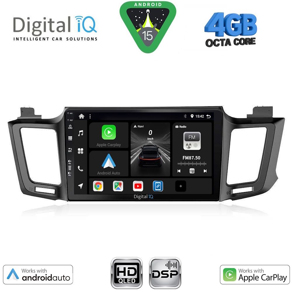 DIGITAL IQ BXF 6733_CPAA (10inc) MULTIMEDIA TABLET for TOYOTA RAV 4 mod. 2013-2019