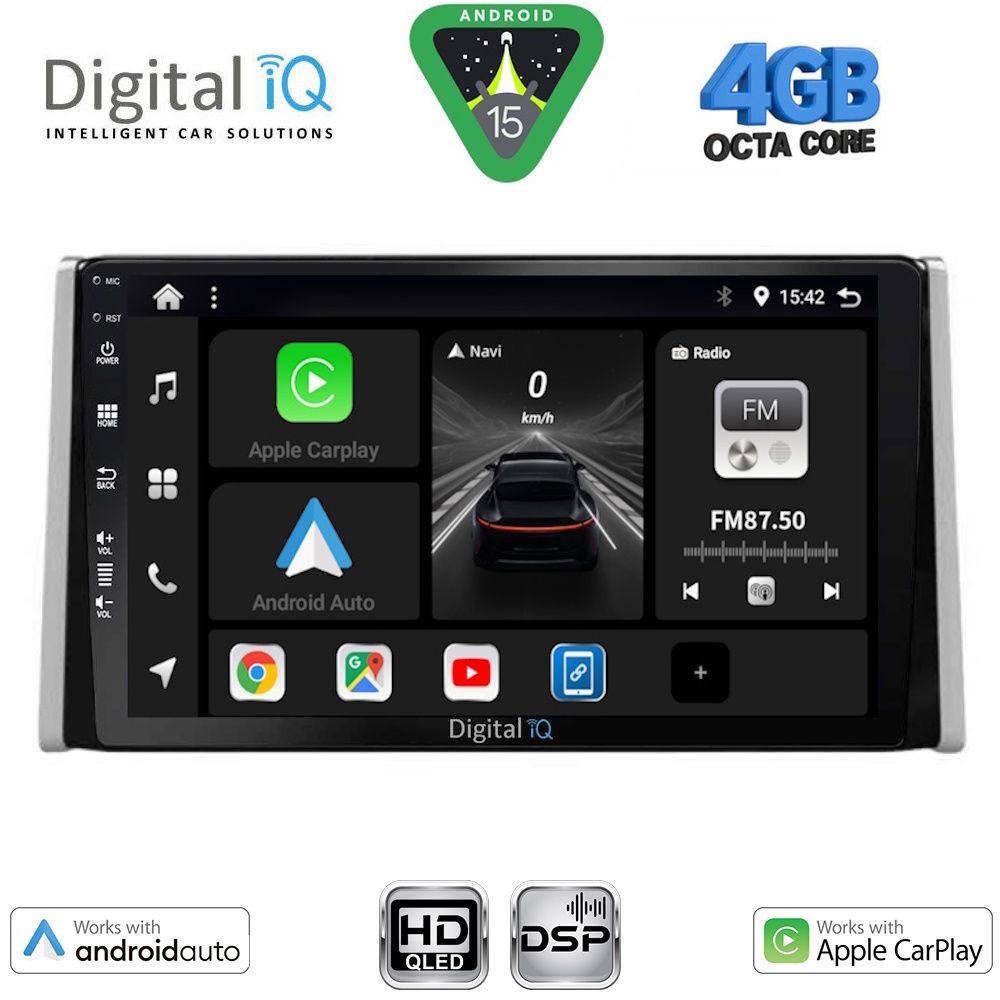 DIGITAL IQ BXF 6734_CPAA (10inc) MULTIMEDIA TABLET for TOYOTA RAV 4 mod. 2019-2025