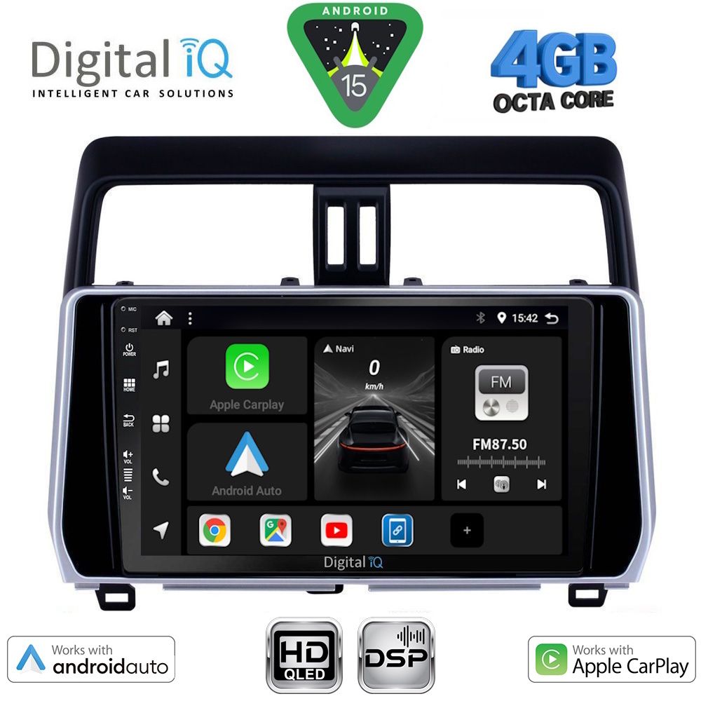 DIGITAL IQ BXF 6739_CPAA (10inc) MULTIMEDIA TABLET for TOYOTA LAND CRUISER mod. 2019-2023
