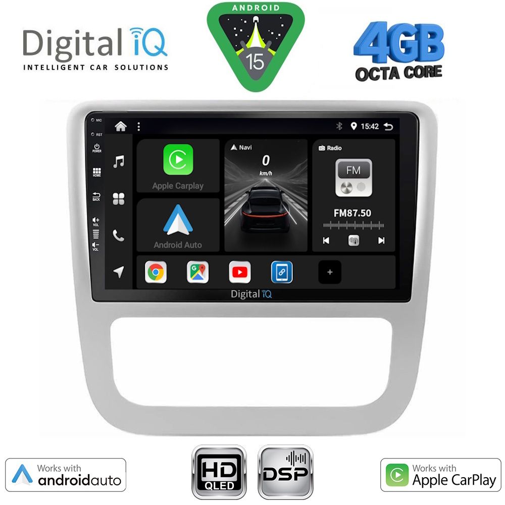 DIGITAL IQ BXF 6751_CPAA CLIMA (9inc) MULTIMEDIA TABLET for VW EOS mod. 2006-2016 - SCIROCCO mod. 2011-2014