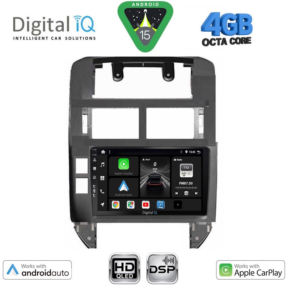 DIGITAL IQ BXF 6755_CPAA (9inc) MULTIMEDIA TABLET for VW POLO mod. 2002-2009