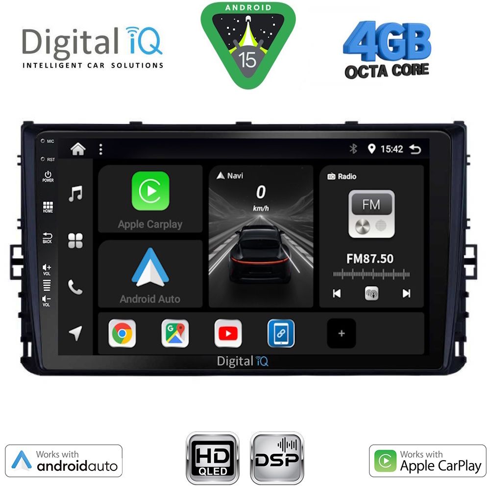 DIGITAL IQ BXF 6758_CPAA (9inc) MULTIMEDIA TABLET for VW POLO – TROC – TCROSS mod. 2017-2026
