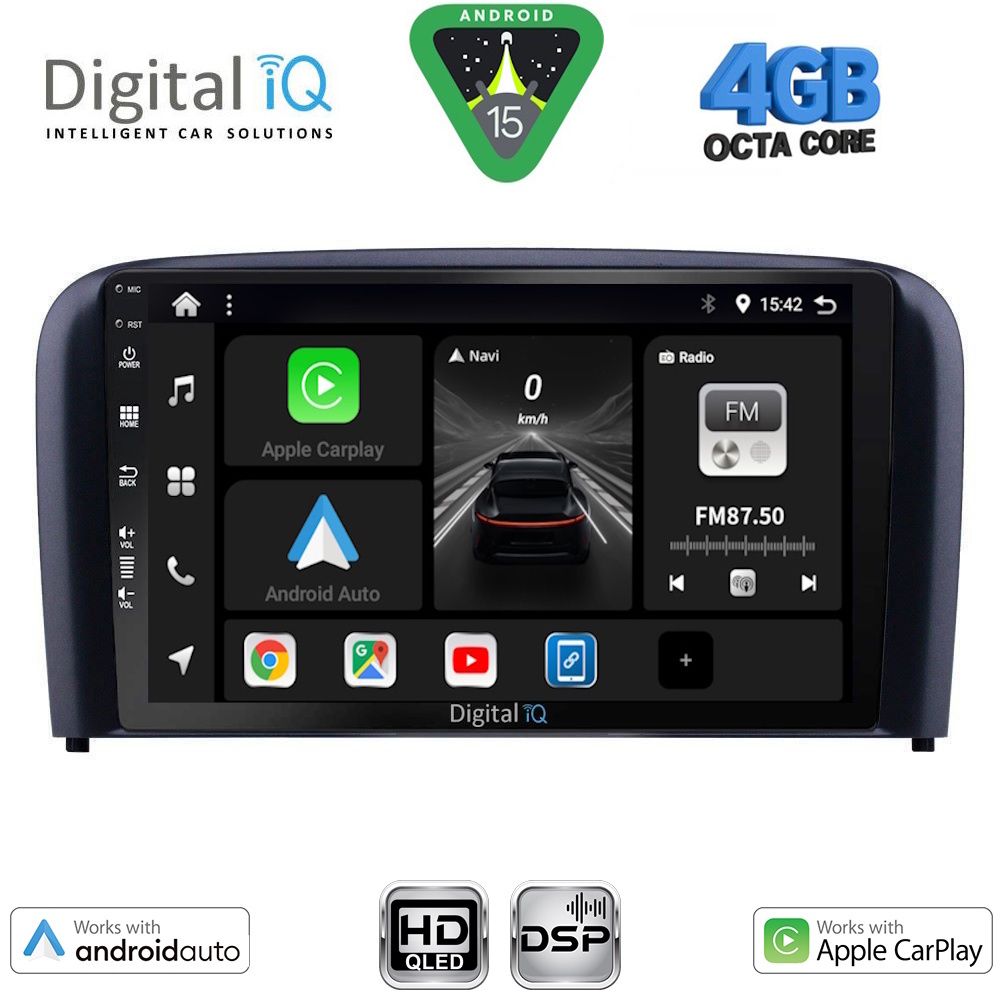 DIGITAL IQ BXF 6786_CPAA (9inc) MULTIMEDIA TABLET for VOLVO S80 mod. 1998-2006