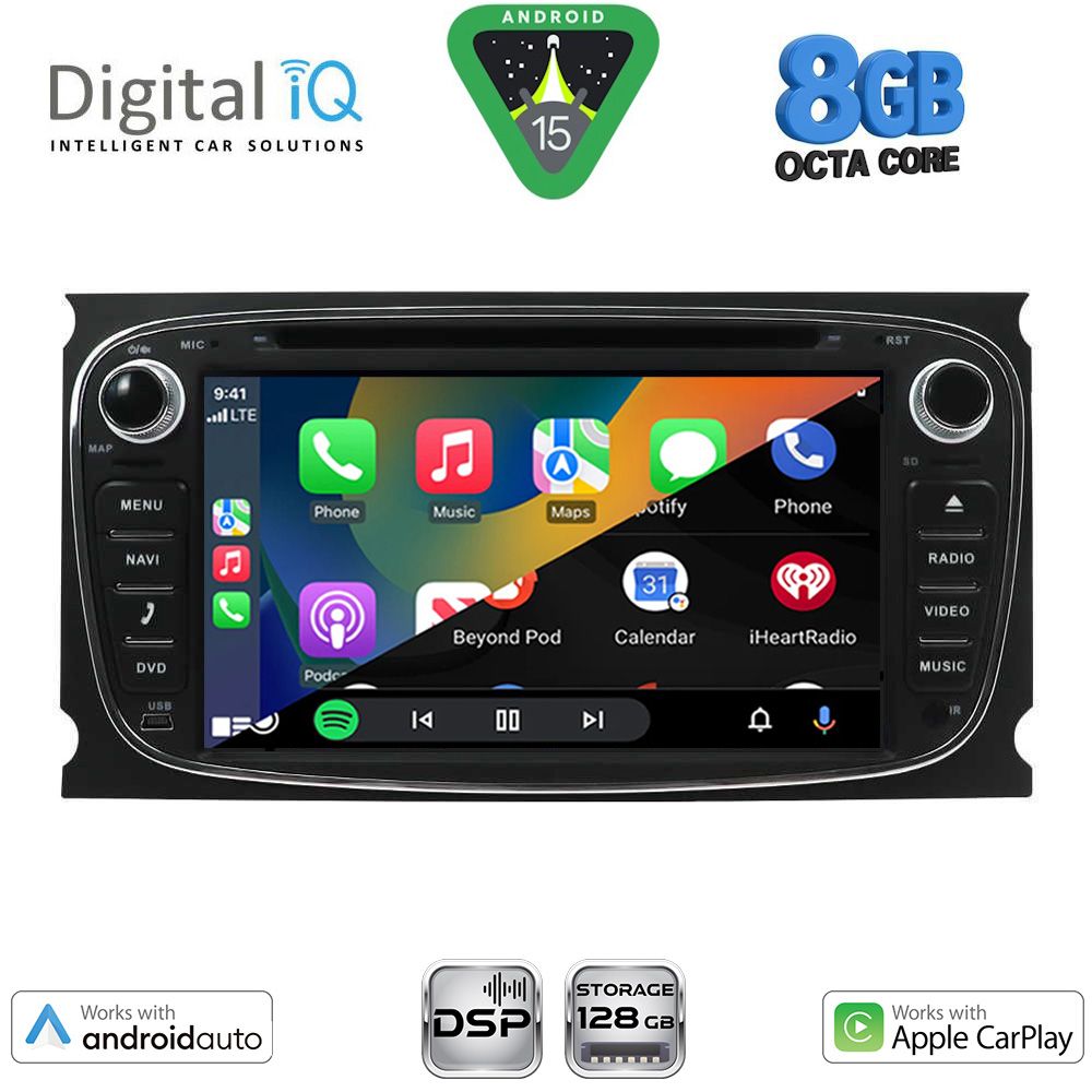DIGITAL IQ BXF 703B_CPAA (7" DVD) MULTIMEDIA SYSTEM for FORD mod. 2007-2011