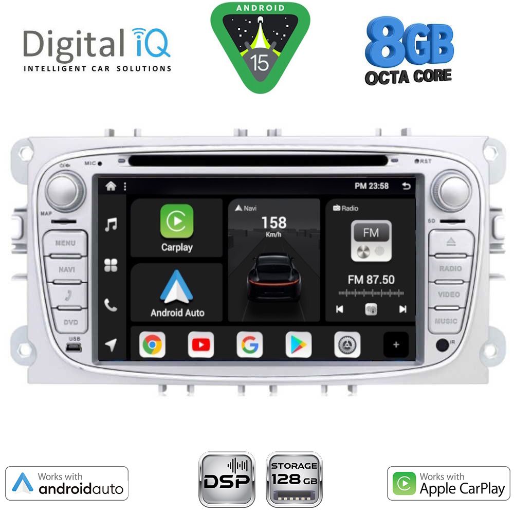 DIGITAL IQ BXF 703S_CPAA (7" DVD) MULTIMEDIA SYSTEM for FORD mod. 2007-2011