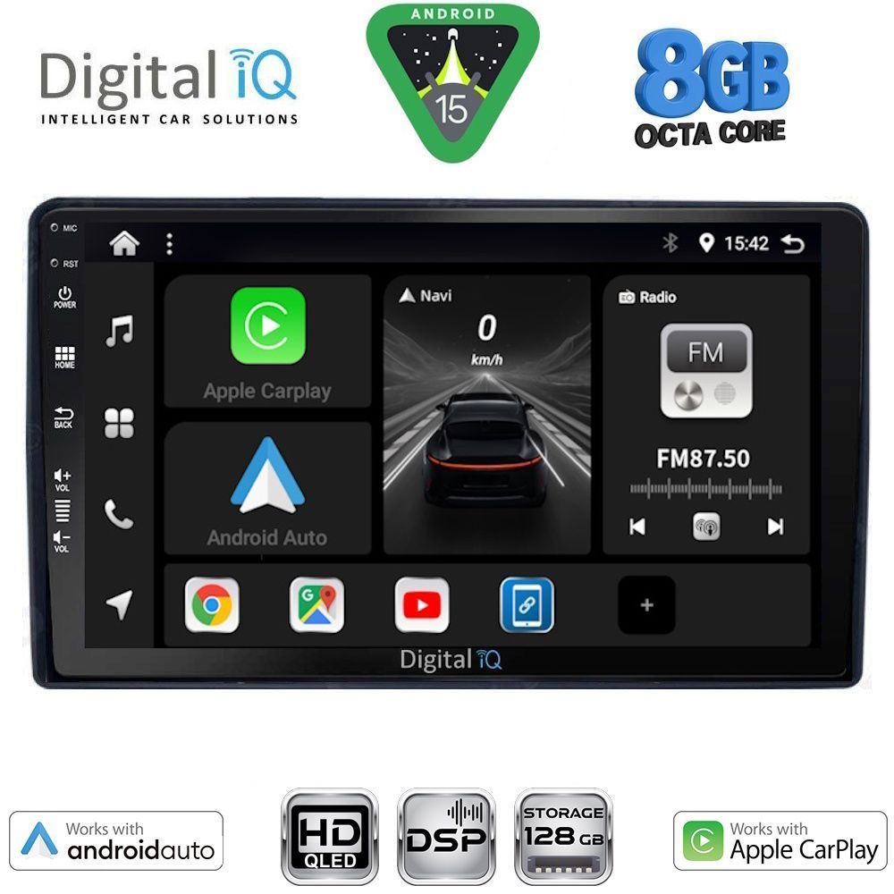 DIGITAL IQ BXF 7081_CPAA (9inc) MULTIMEDIA TABLET for CITROEN – PEUGEOT mod. 2008-2018