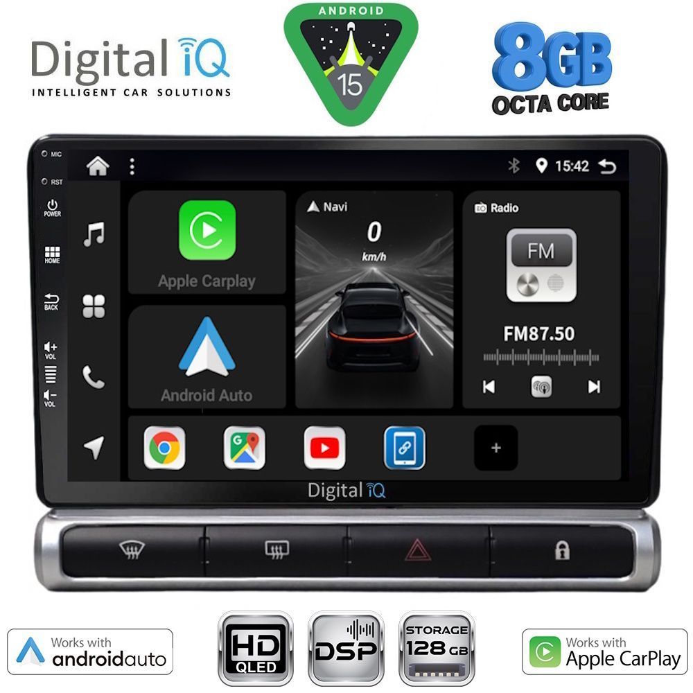 DIGITAL IQ BXF 7093H_CPAA (9inc) MULTIMEDIA TABLET for CITROEN C3 - DS3 mod. 2016-2024 High Version