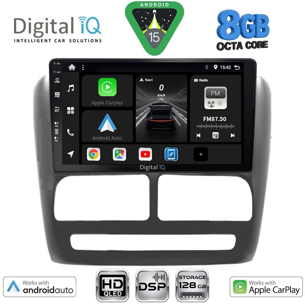 DIGITAL IQ BXF 7137_CPAA (9inc) MULTIMEDIA TABLET for FIAT DOBLO mod. 2010-2015