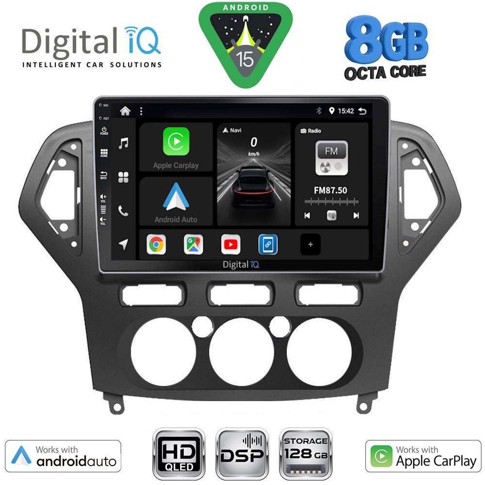 DIGITAL IQ BXF 7162_CPAA A/C (10inc) MULTIMEDIA TABLET for FORD MONDEO mod. 2007-2011