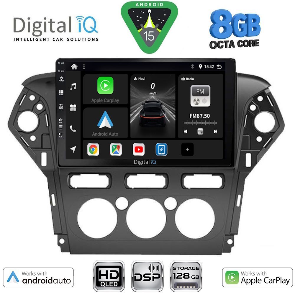 DIGITAL IQ BXF 7163_CPAA A/C (10inc) MULTIMEDIA TABLET for FORD MONDEO mod. 2011-2013